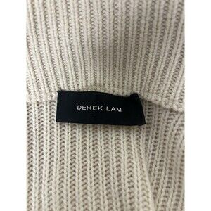 Derek Lam Cream Cashmere Open Front Cardigan Sweater Size Small  - Italian Yarn